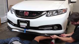 PRO Design Alpha Style Front Lip Install - Civic Sedan 2013 2014 2015