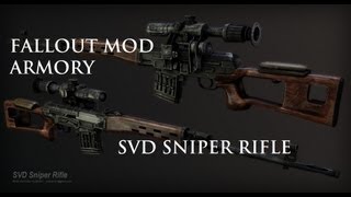 SVD Sniper Rifle - Fallout Mod Armory