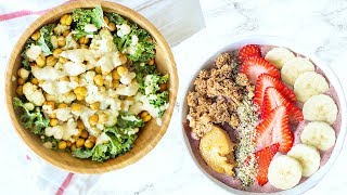 CHEAP HEALTHY RECIPES UNDER $3! EASY AND YUMMY HEALTHY FOOD!