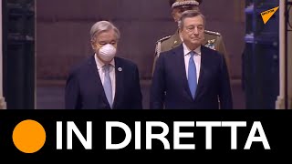#G20, il Presidente Draghi incontra il Segretario Generale delle Nazioni Unite