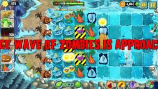 Plants vs. Zombies 2: Frostbite Caves - Day 27