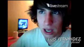 Luis Fernández en la twitcam de Mario Marzo