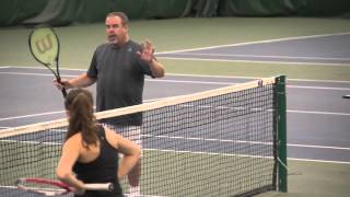 High school coaching drills: Steady Doubles