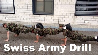 Swiss Military Drill for new Recruits!