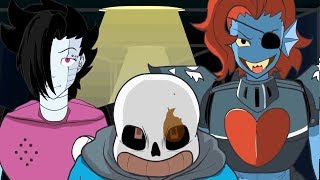 Sans, Mettaton, Undyne Team UP! (Undertale Animation & Comic Dub Compilation)