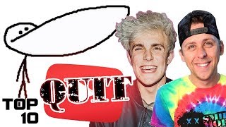 Top 10 YouTubers Who Recently Quit