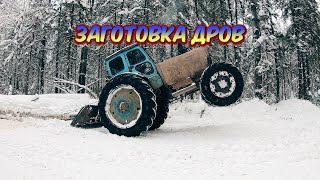ЖИЗНЬ В ДЕРЕВНЕ. ЗАГОТОВКА ДРОВ.