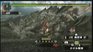 【MHP2G】バサルモスな季節／通常弾（ラオートで２匹のみ）