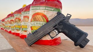 How many Tortillas does it take to stop a $4000 pistol