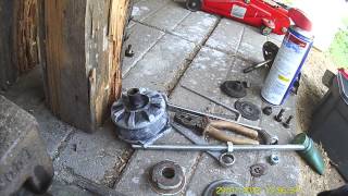 Замена сайлентблока (подушки) задней балки Ford Sierra