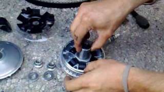 montage vario Malossi (ancienne référence !) SYM GTS 125
