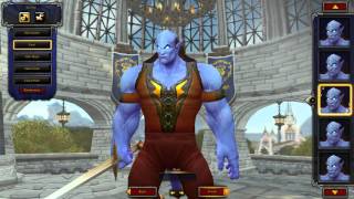 WoW - Draenor - DRAENEI MALE Customization @ [4K]