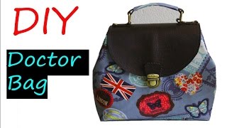 HƯỚNG DẪN MAY TÚI DOCTOR KHUNG TRÒN 20CM | MAY TÚI VÍ | Ặt Củ Tỏi DIY