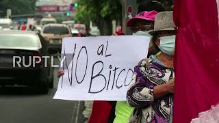 El Salvador: Protesters demand repeal of law set to approve Bitcoin as legal tender