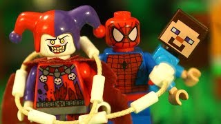 СуперГерои и ЛЕГО НУБик Майнкрафт Мультики LEGO Minecraft - Видео Мультфильмы для Детей