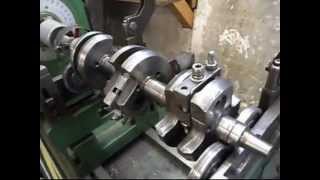 kawasaki H2 kh 750 crankshaft overhauling reconditioning & balancing conrod engine chris applebee