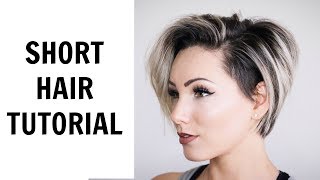 SHORT HAIR TUTORIAL || STRAIGHT