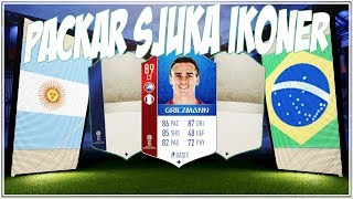 GÖR NYA GRIEZMANN SBC:N & PACKAR SJUKA IKONER! | FIFA 18 WORLD CUP SVENSKA