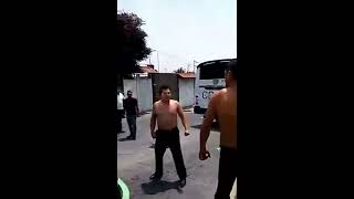 Pelea de choferes ruta 89 ft ruta 99