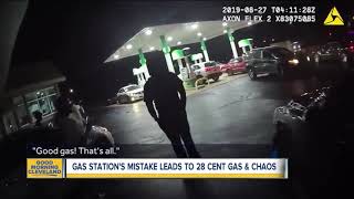 Gas station posts wrong price for gas