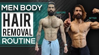 How To REMOVE BODY HAIR for Men (Manscaping) | Get Rid of Chest Hair | | Men's Grooming Routine