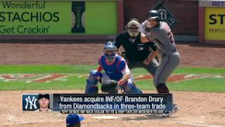 New York Yankees acquire INF/OF Brandon Drury