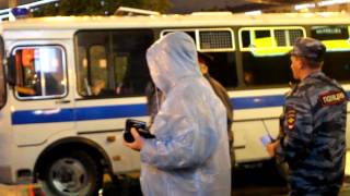 Задержание Ксении Собчак у Никитских ворот.