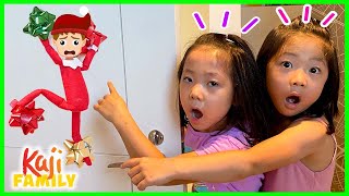 Elf on the Shelf Visits Emma and Kate for the first time!