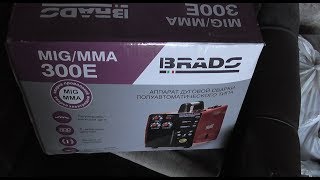 Новый сварочник. Обзор сварочника BRADO MIG\MAG 300E