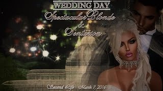 The Wedding of SpectacularBlonde & Senturion.Second Life March 7, 2016.