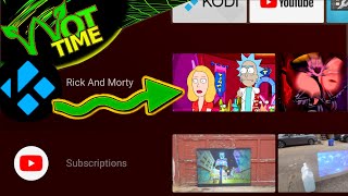 Nvidia Shield TV Home Screen Kodi 18 Smart Playlists