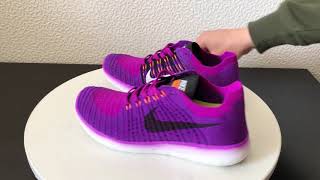Nike Free Run Flyknit Purple Woman