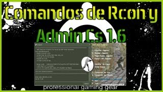 Comandos de Rcon y Admin de Counter Strike 1.6
