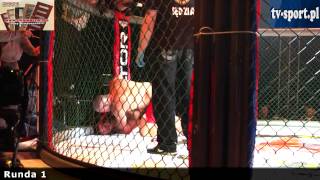 II Noworoczna Gala MMA, Zamość, 13.01.2013r. - Dyjak vs Gwioździk - +93kg