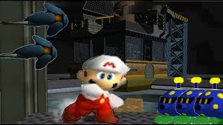 Super Mario 64 Last Impact 100% World 1 - Course 5: Abandoned Outpost