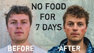 7 DAY WATER FAST - NO FOOD FOR A WEEK (Before & After)