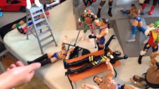 WWE Cool Set Up with action figures
