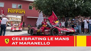Maranello In Celebration Of The Le Mans Win