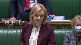 UK: "There will be nowhere to hide" if Russia invades Ukraine, Foreign Sec Truss warns Putin allies
