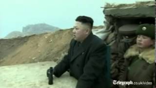 Kim Jong-un inspects Korean border base