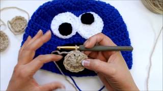 Como Tejer un Gorro de Monstro de Galletas video 2