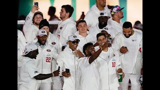 49ers arrive at Super Bowl Opening Night