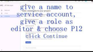 How to Obtain Google Drive p12 file Service Account & Key ID