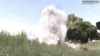 ArmA 3 Не бойся скриптов. Взрывчатка: установка ботом и подрыв. Подрыв едущего транспорта.