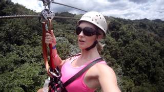 Zip Line Fail - Didn't Make It
