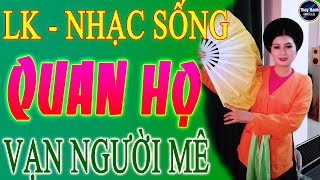Ngồi tựa mạn thuyền - LK nhạc sống quan họ Bắc Ninh , người mẫu xinh lung linh .