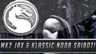 Mortal Kombat X: Klassic Noob Saibot & MK2 Jax Briggs Skins/Costumes Gameplay! (PC Mod Showcase)