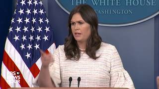 WATCH: White House holds daily press conference amid Syria tensions