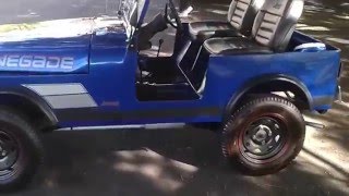 Handmade Mini Jeep CJ7 3/4 Scale Go Kart