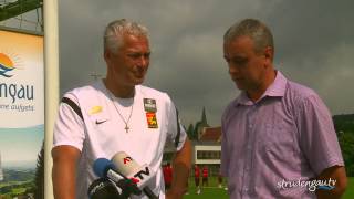Toni Polster mit FC Admira Wacker im Strudengau